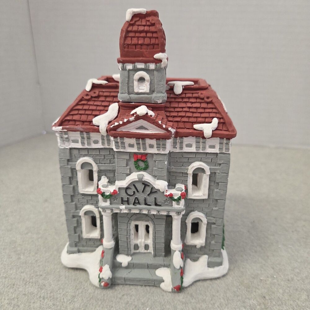 California Creations City Hall Holiday Village 192 Creative Crafts Painted